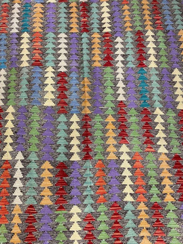 2.4×1.8 M Boho Maymana Afghan Kilim