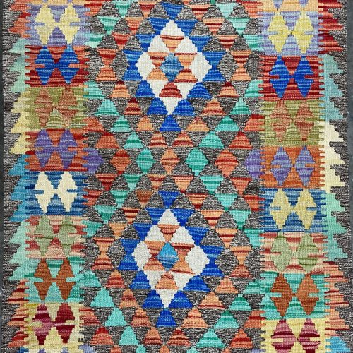 1.2x0.8 M Boho Maymana Afghan Kilim