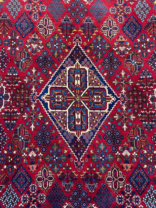 Vintage 3.4×2.2M Persian Joshaghan Rug