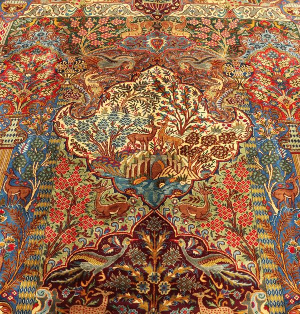 3x2M Pictorial Garden Of Eden Kashmar Rug