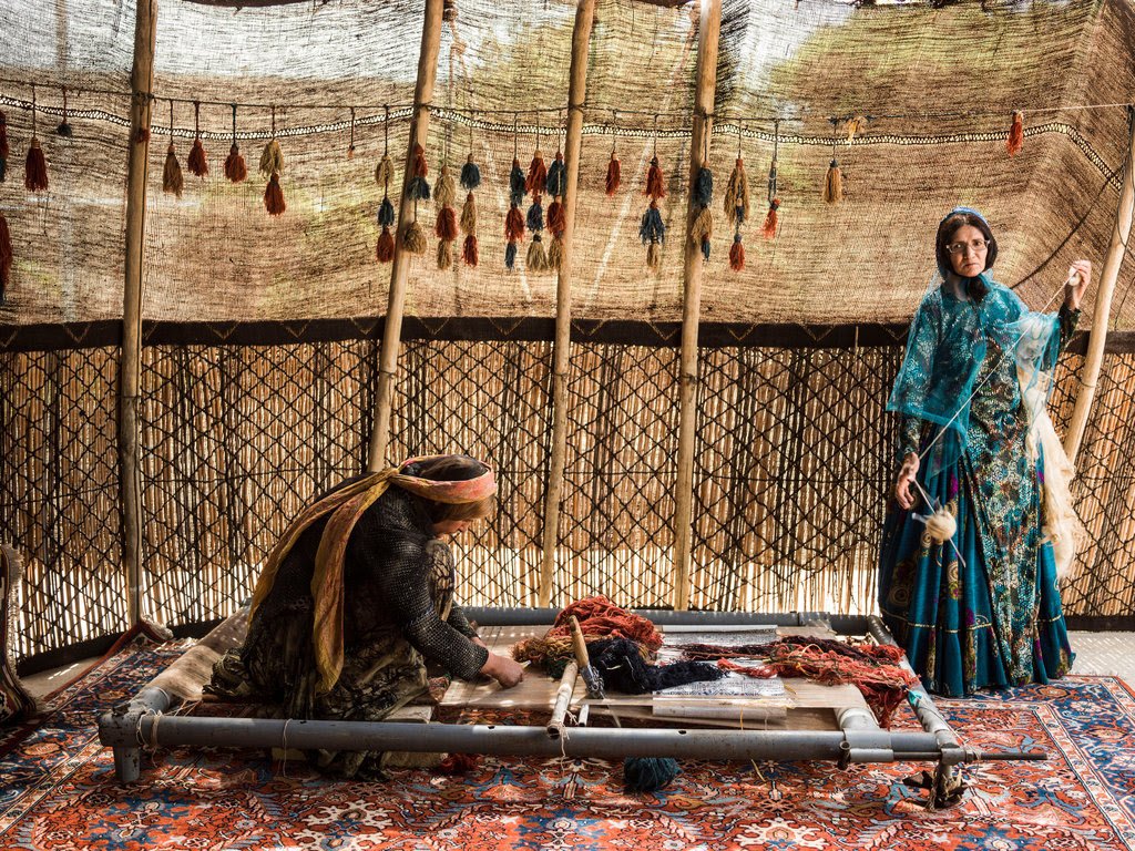 Expert Tips to Identify Authentic Persian Rugs with Confidence 3 Image of a close-up view of the fibers in a Persian rug, highlighting the use of natural materials such as wool, silk, and cotton. Persian rugs made from synthetic materials such as nylon or polyester are unlikely to be authentic. It is important to check the label on the rug or consult with a professional if you are unsure about the materials used, as natural fibers are a key characteristic of genuine Persian rugs.