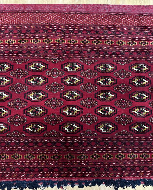 1.26 x 0.7 M Persian Turkoman Poshti Rug