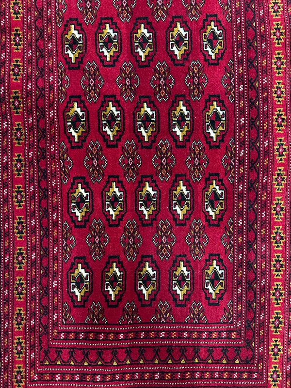 1.28 x 0.70 M Persian Turkoman Poshti Rug