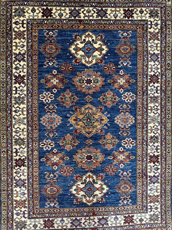 1.7×1.2 M Afghan Super Kazak Rug