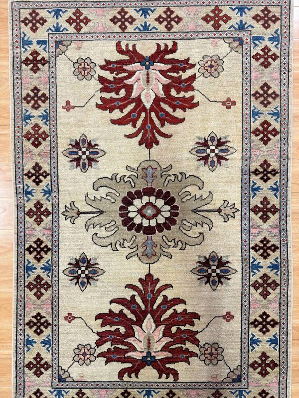 1.8×1.2M Afghan Kazak Rug
