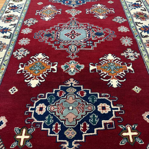 2×1.2 M Afghan Kazak Rug