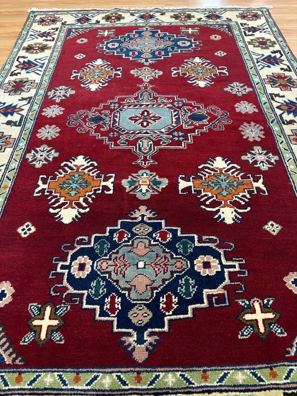 2×1.2 M Afghan Kazak Rug