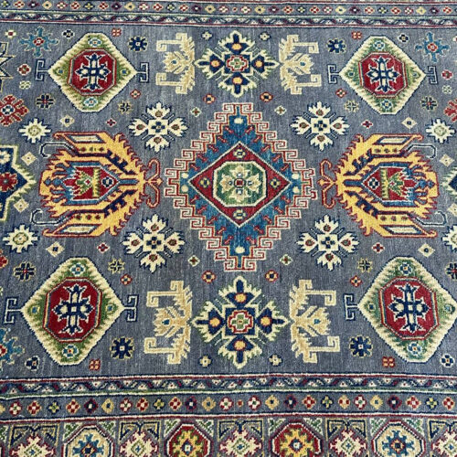 2.1×1.5 M Afghan Kazak Rug
