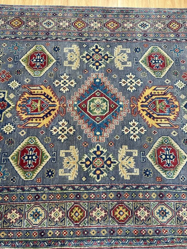 2.1×1.5 M Afghan Kazak Rug