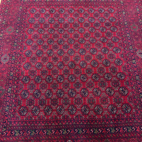 2x1.5 M Afghan Mori Gol Bokhara Rug