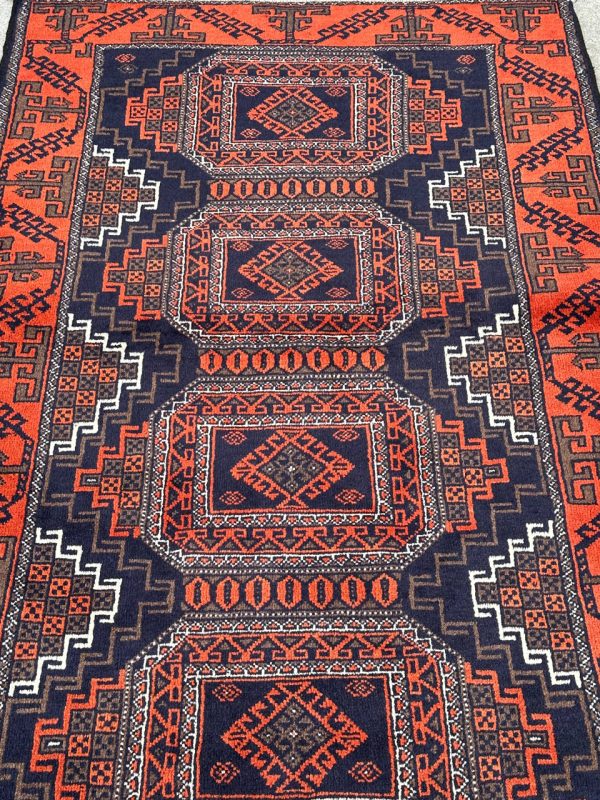 1.5x1M Persian Balouchi Nomadic Rug